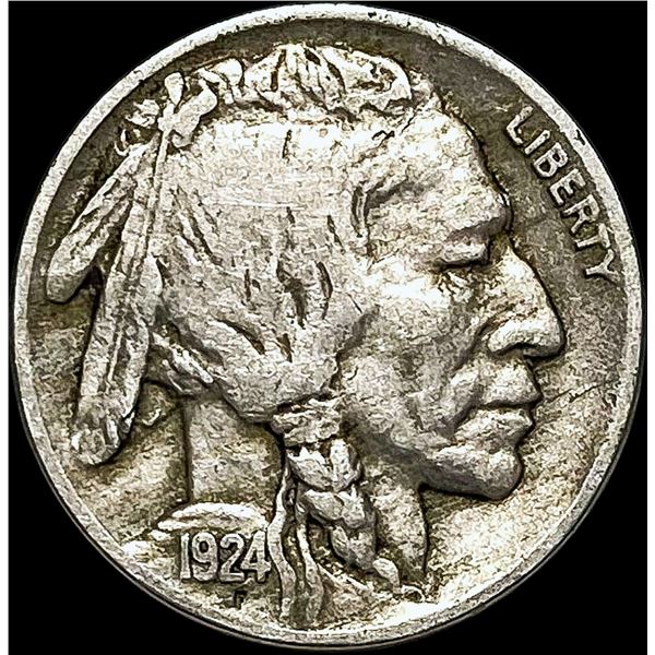 1924-D Buffalo Nickel NEARLY UNCIRCULATED