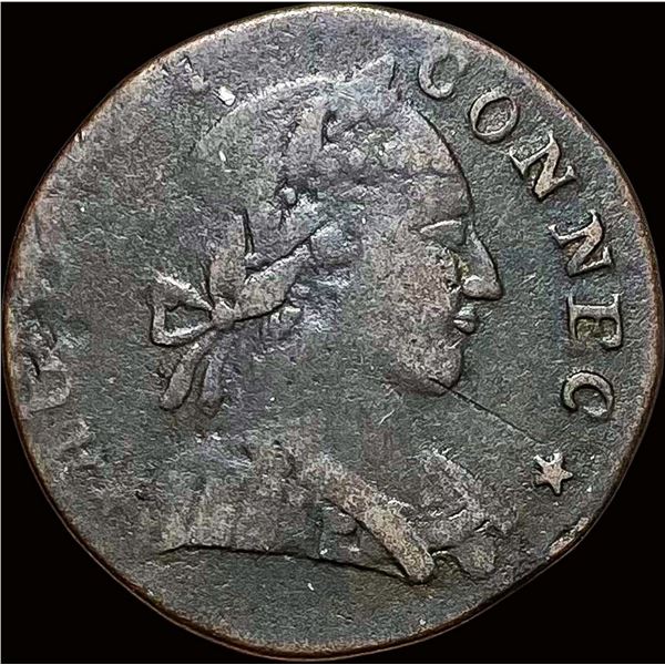 1788 Connecticut Copper Coin LIGHTLY CIRCULATED
