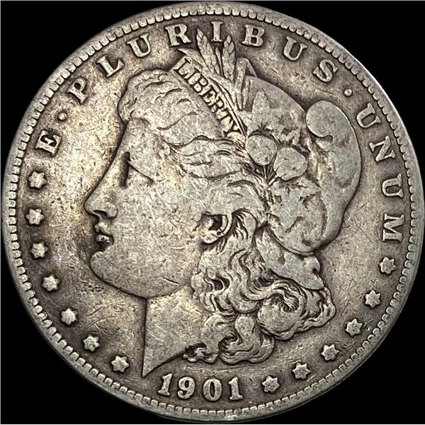 1901-S Silver Morgan Dollar LIGHTLY  CIRCULATED