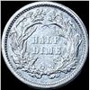 Image 2 : 1870 Seated Liberty Half Dime CHOICE AU