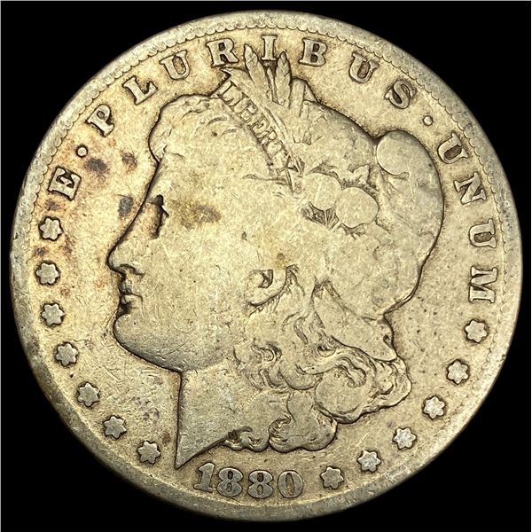 1880-O Silver Morgan Dollar LIGHTLY CIRCULATED