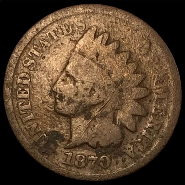1870 Indian Head Cent NICELY CIRCULATED