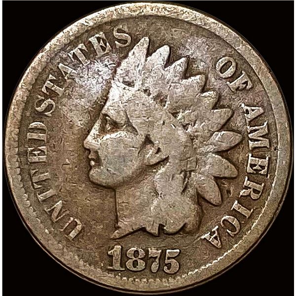 1875 Indian Head Cent NICELY CIRCULATED