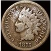 Image 1 : 1875 Indian Head Cent NICELY CIRCULATED