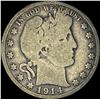 Image 1 : 1914 Barber Half Dollar NICELY CIRCULATED