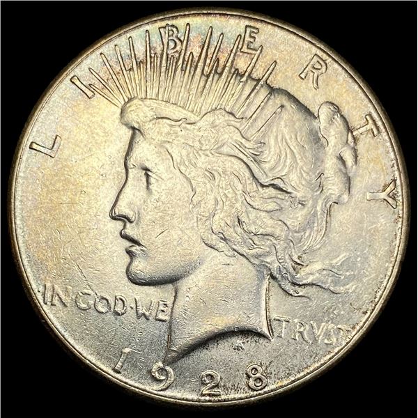 1928-S Silver Peace Dollar CLOSELY UNCIRCULATED