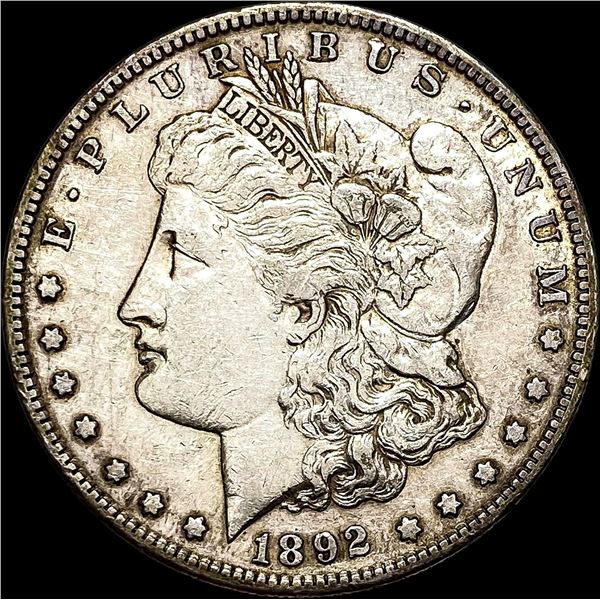 1892-S Silver Morgan Dollar CLOSELY UNCIRCULATED