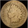 Image 1 : 1870 Indian Head Cent NICELY CIRCULATED