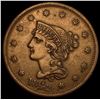 Image 1 : 1842 Braided Hair Large Cent CLOSELY  UNCIRCULATED