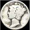 Image 1 : 1921 Silver Mercury Dime NICELY CIRCULATED