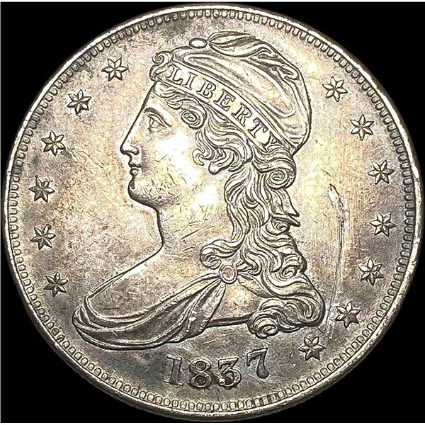 1837 Capped Bust Half Dollar HIGH GRADE