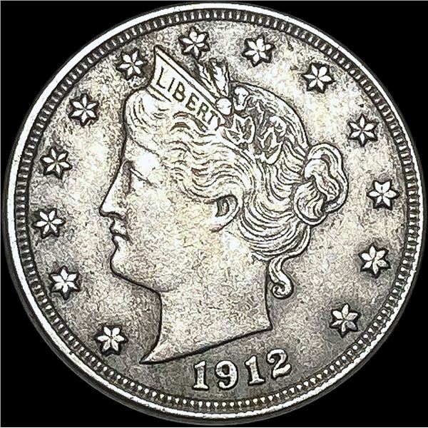 1912-D Liberty Head Nickel NEARLY  UNCIRCULATED