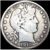 Image 1 : 1913 Barber Half Dollar NICELY CIRCULATED