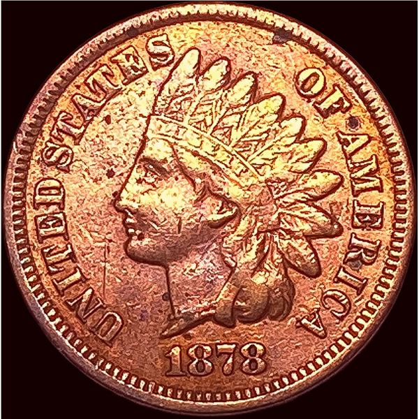 1878 Indian Head Cent CLOSELY UNCIRCULATED
