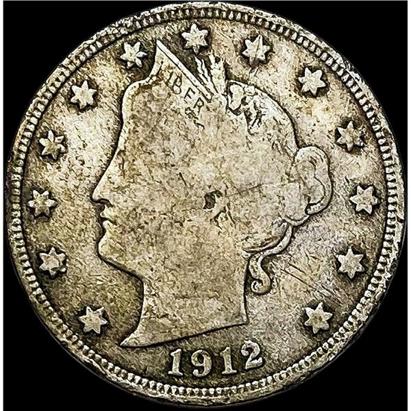 1912-S Liberty Head Nickel NICELY CIRCULATED