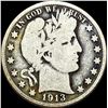 Image 1 : 1913 Barber Half Dollar NICELY CIRCULATED