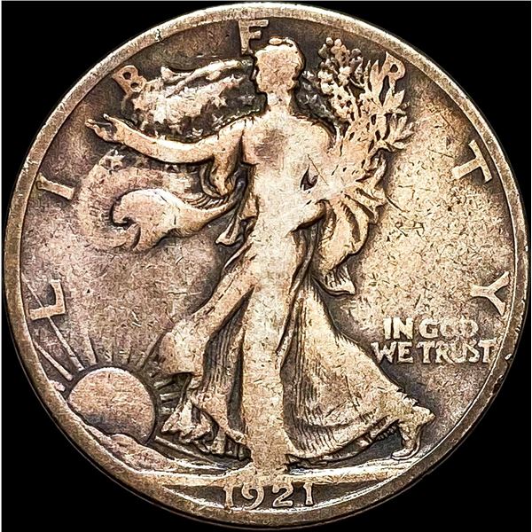1921-S Walking Liberty Half Dollar NICELY  CIRCULATED