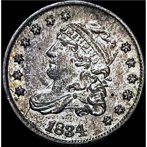 1834 Capped Bust Half Dime CHOICE AU