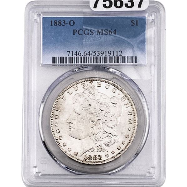 1883-O Morgan Silver Dollar PCGS MS64