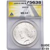1925 Silver Peace Dollar ANACS MS64