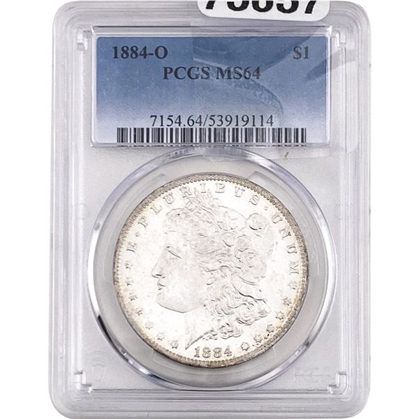 1884-O Morgan Silver Dollar PCGS MS64
