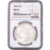 Image 1 : 1890 Morgan Silver Dollar NGC MS63