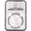 Image 1 : 1884 Morgan Silver Dollar NGC MS63
