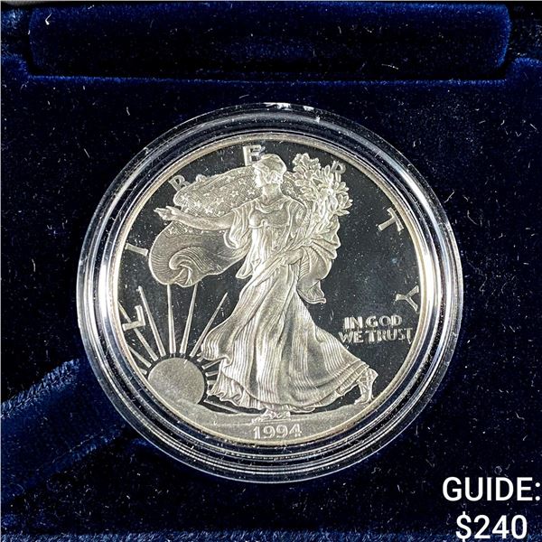 1994 1oz Proof Silver Eagle w/ Box