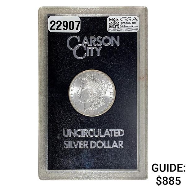 1884-CC Morgan Silver Dollar GSA UNCIRCULATED