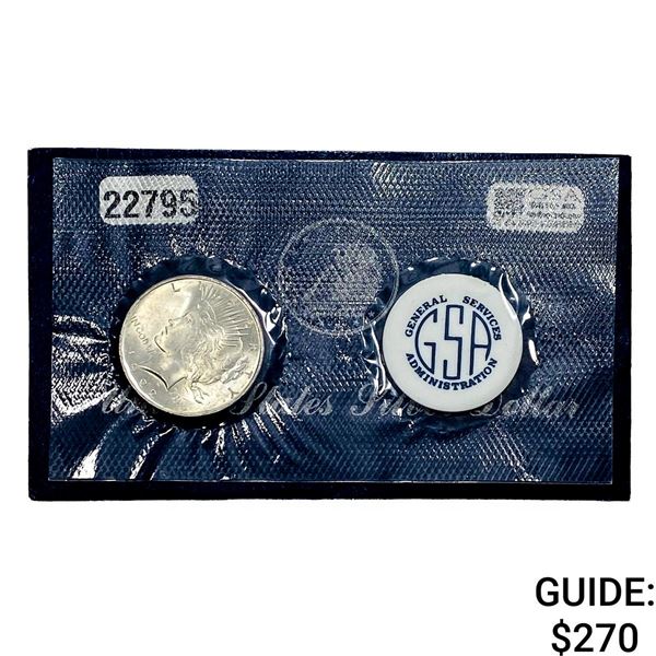 1922 Silver Peace Dollar