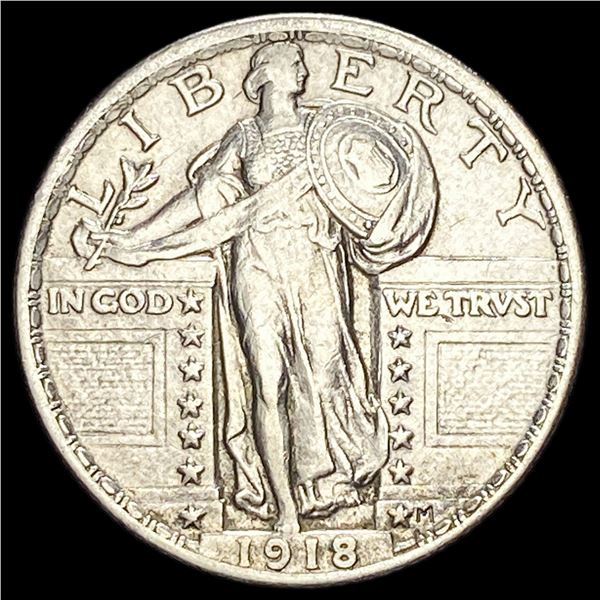 1918 Standing Liberty Quarter CLOSELY UNCIRCULATED