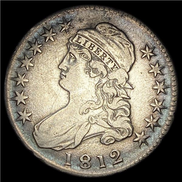 1812 Capped Bust Half Dollar NEARLY UNCIRCULATED