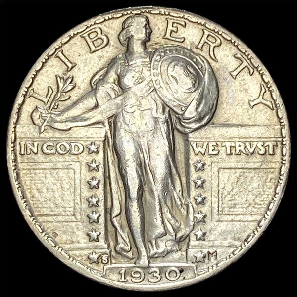 1930-S Silver Standing Liberty Quarter CLOSELY UNCIRCULATED