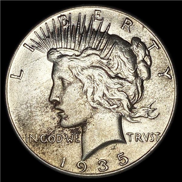 1935 Silver Peace Dollar CLOSELY UNCIRCULATED