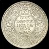 Image 2 : 1920 India Silver 1 Rupee UNCIRCULATED