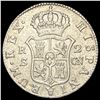 Image 2 : 1801-Mo FM Mexico 2 Reales Silver Coin HIGH GRADE