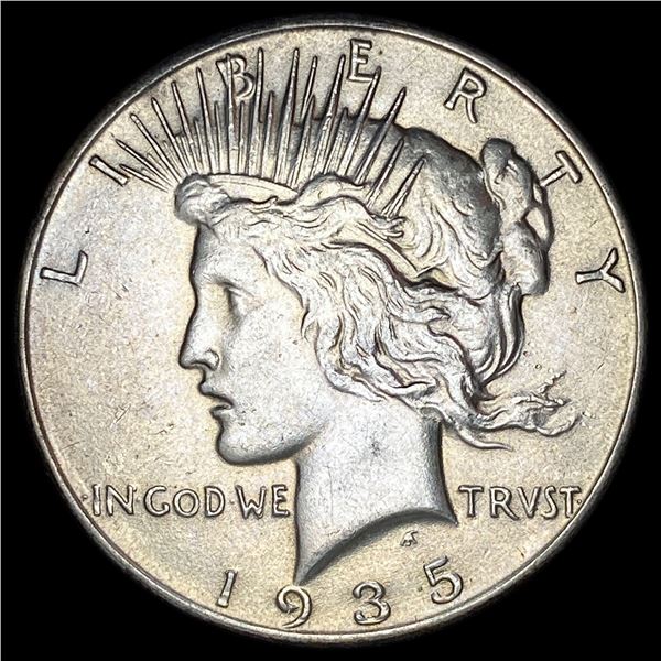 1935 Peace Silver Dollar CLOSELY UNCIRCULATED