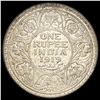Image 2 : 1919 India Silver 1 Rupee UNCIRCULATED