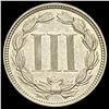 Image 2 : 1870 Nickel Three-Cent Piece CHOICE AU