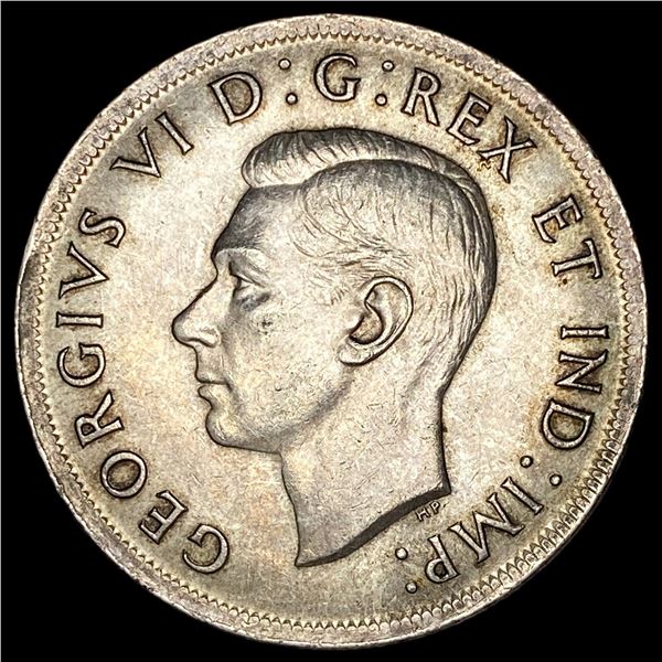 1938 Canada Silver Dollar CLOSELY UNCIRCULATED