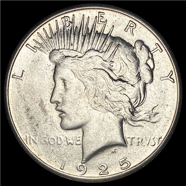 1925-S Silver Peace Dollar CLOSELY UNCIRCULATED