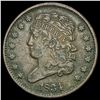 Image 1 : 1834 Copper Half Cent NEARLY UNCIRCULATED
