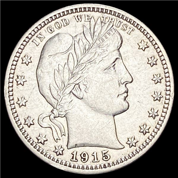 1915 Barber Silver Quarter CLOSELY UNCIRCULATED