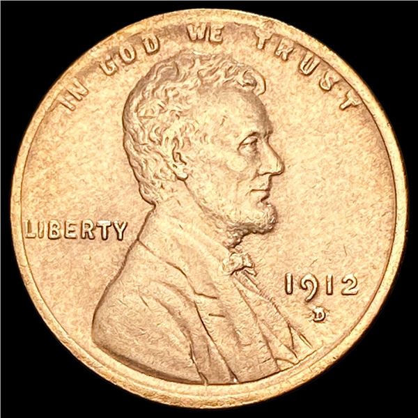 1912-D Bronze Lincoln Wheat Cent CLOSELY UNCIRCULATED