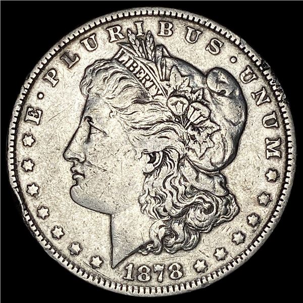 1878 Silver Morgan Dollar NEARLY UNCIRCULATED