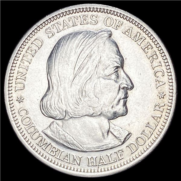 1892 Silver Columbian Half Dollar GEM BU