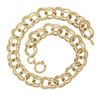Image 5 : Vintage Yellow Gold 7.3mm Classic Double Curb Link Charm Chain Bracelet