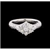 Image 2 : 0.95 ctw Diamond Ring - 14KT White Gold