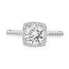 Image 5 : Verragio 18k White Gold 1.43 ctw GIA Round Brilliant Cut Diamond Engagement Ring
