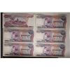 Image 2 : 6-CONSECUTIVE SERIAL # CAMBODIA 100 RIELS ALL CU